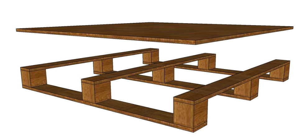 Đặc điểm của pallet gỗ ép 2 mặt