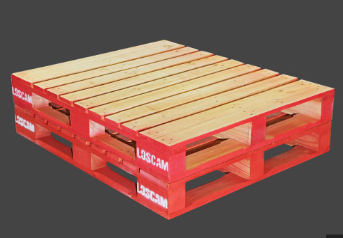 Pallet gỗ tiêu chuẩn Loscam kiểu Trung Quốc KT 1200x1000x156mm