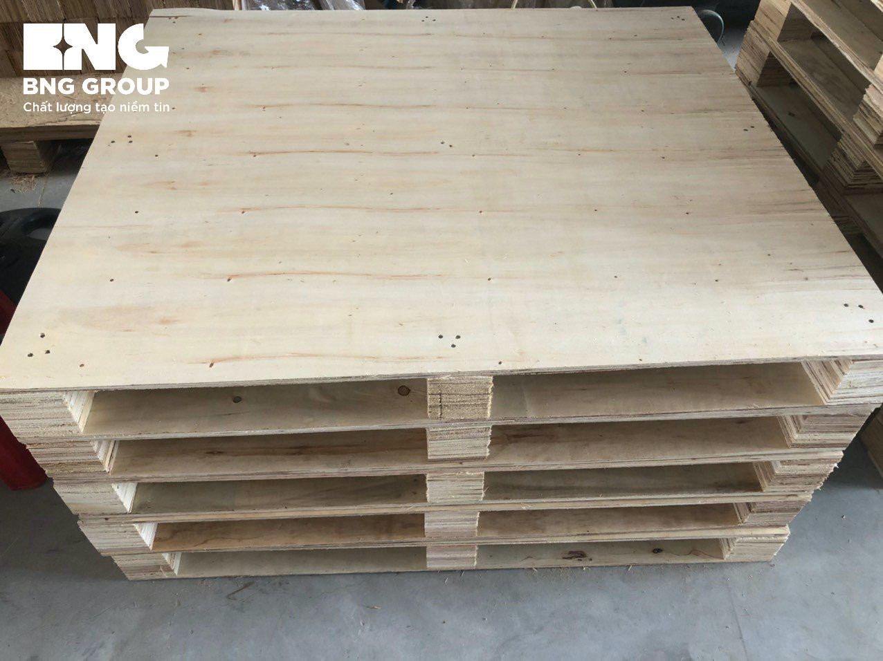 Pallet ván ép 800x1200x140 ván 15mm - Pallet gỗ 0977248998