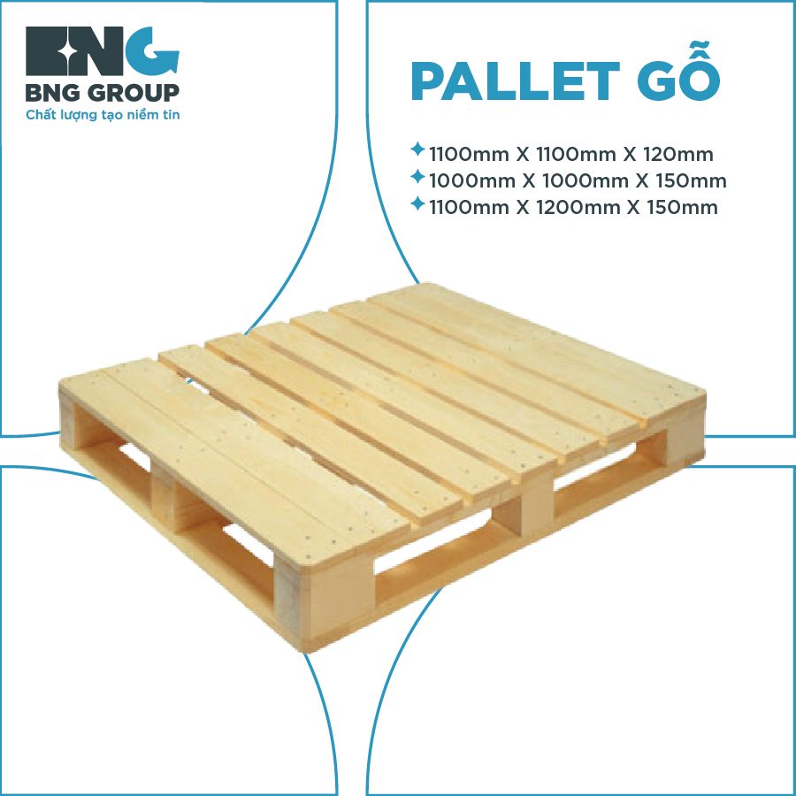 Giới thiệu về pallet gỗ và tiêu chuẩn kích thước 800 x 1200