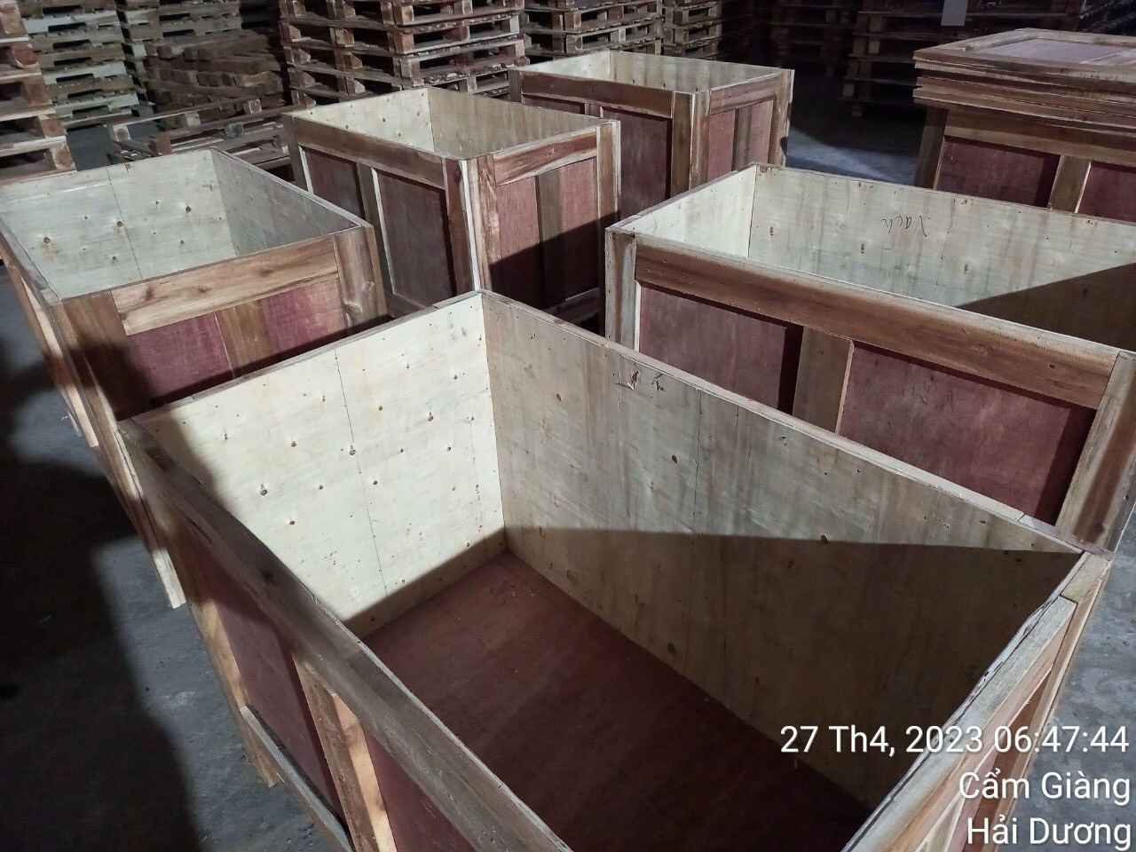 Sản xuất thùng gỗ tại Hải Dương - LH 0977248998