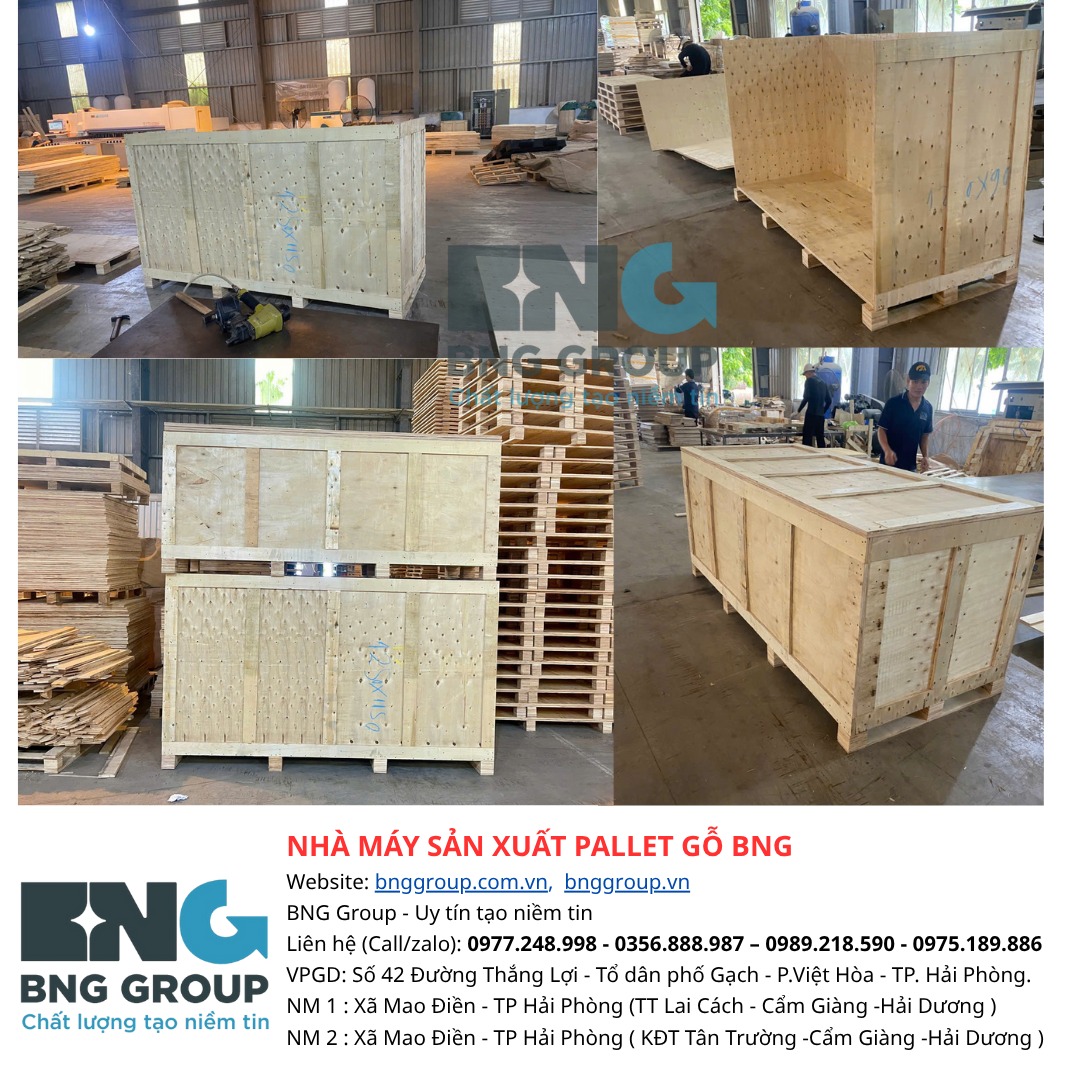 Địa chỉ đóng pallet gỗ tại Bắc Ninh theo yêu cầu uy tín 2026