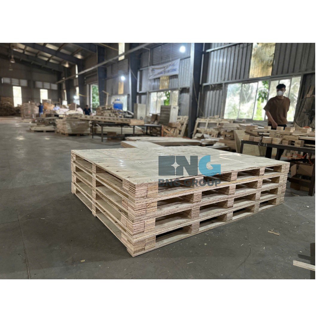 Sản Xuất Pallet Gỗ Ván Ép Giá Rẻ Xuất Khẩu