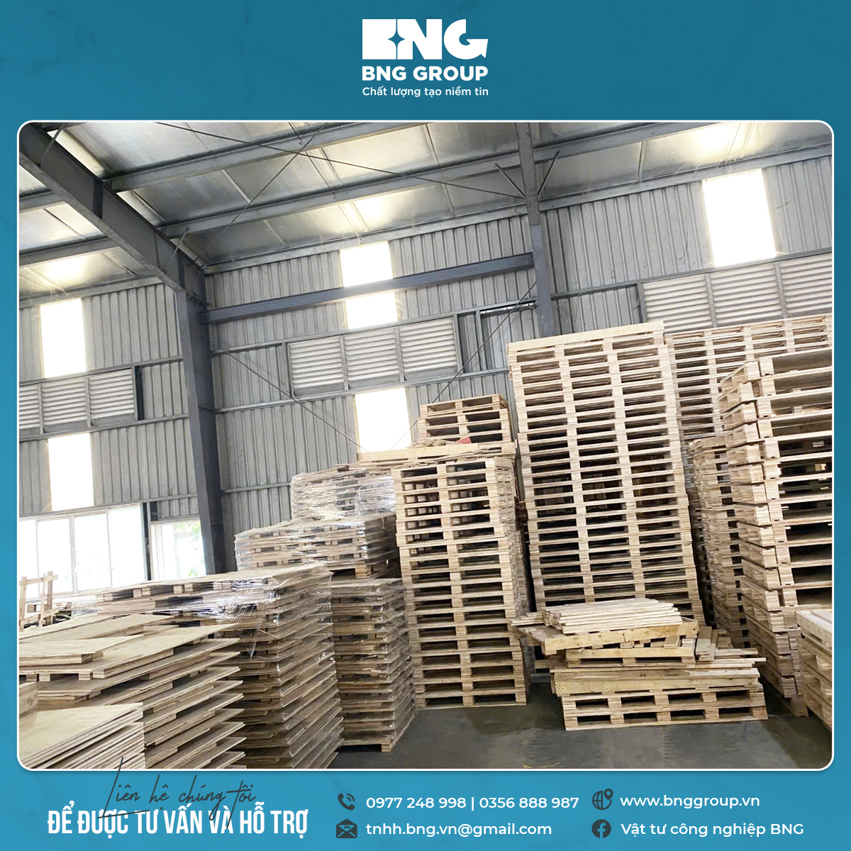 Pallet giá rẻ tại KCN Kim Thành Hải Dương 0977248998