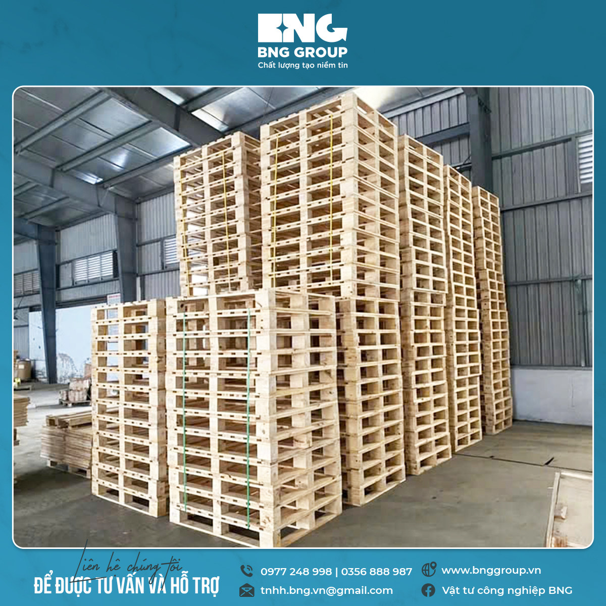 CẬP NHẬT BẢNG GIÁ PALLET GỖ RẺ NHẤT