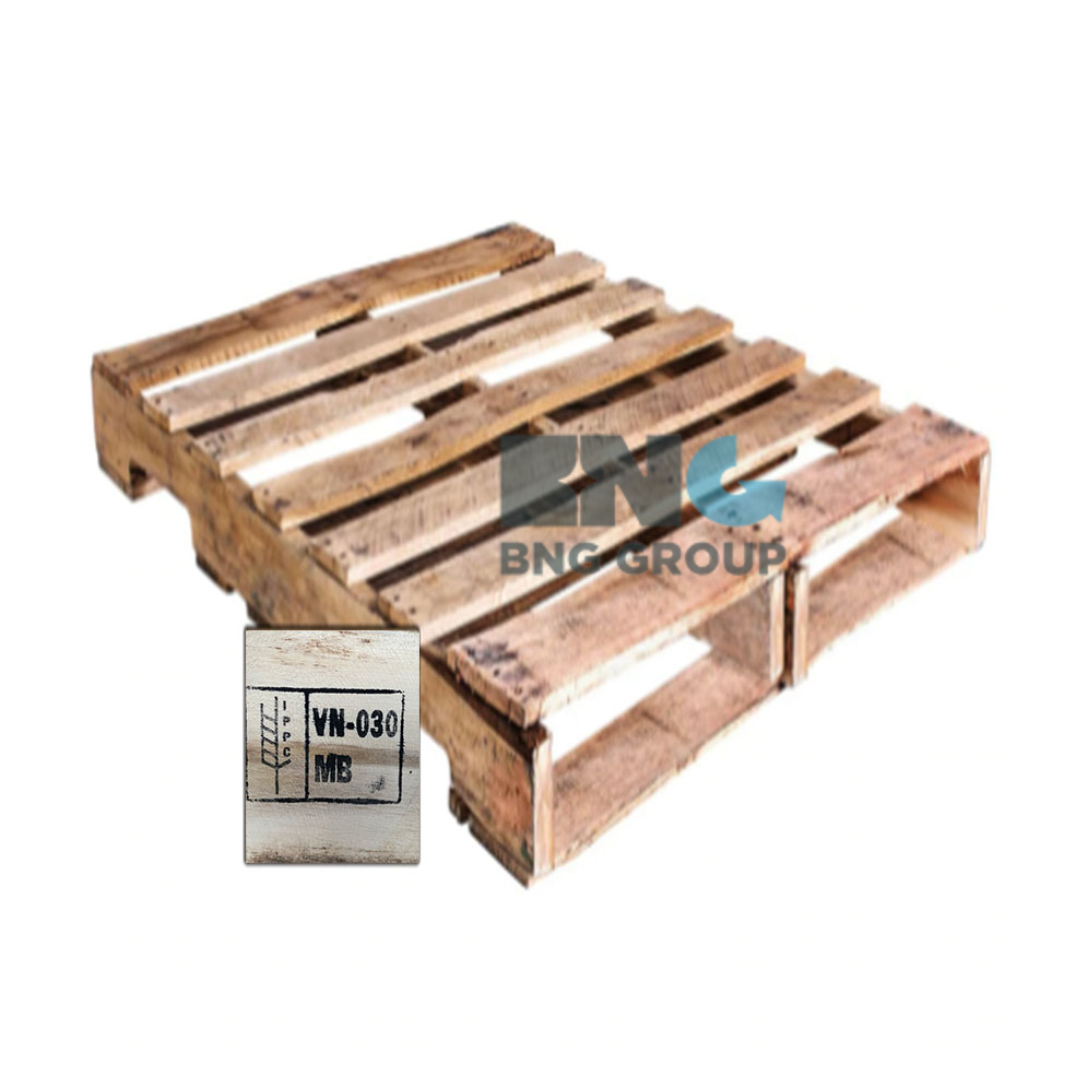 Pallet gỗ xử lý nhiệt tái chế - Hạng B