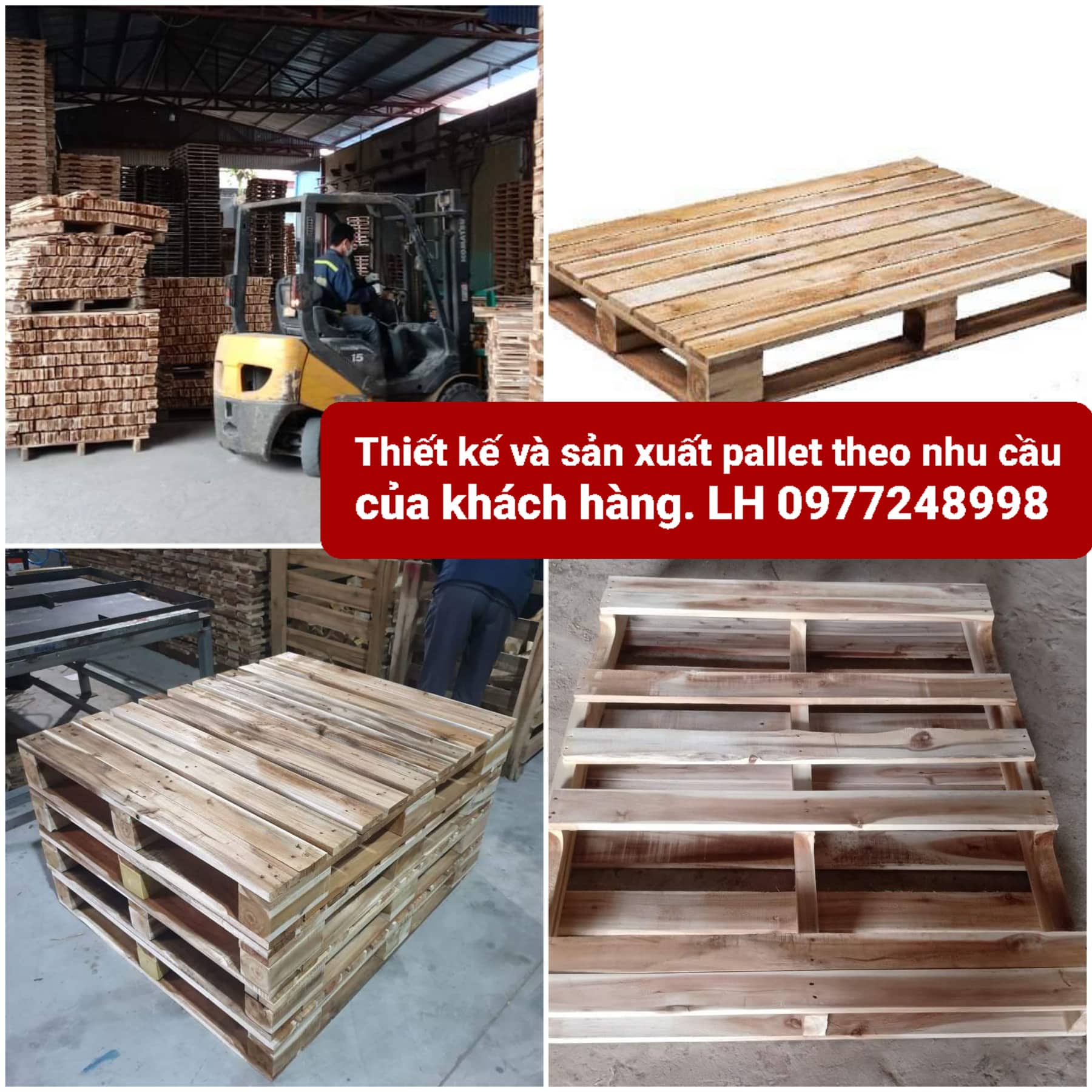Cơ sở Bán Pallet Gỗ Tại KCN Quế Võ 2 Uy Tín Chất Lượng