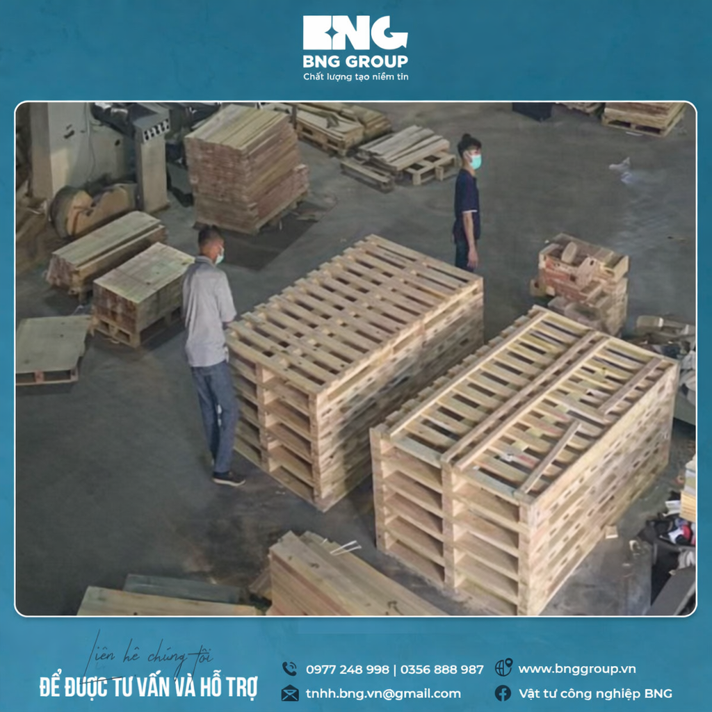 Pallet Gỗ Cho Hàng Nặng – Giải Pháp Kê Hàng Chắc Chắn Tại BNG