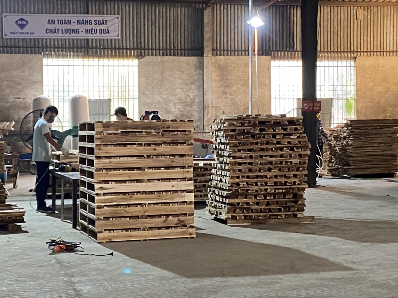 Bán pallet gỗ ở tại Hải Dương