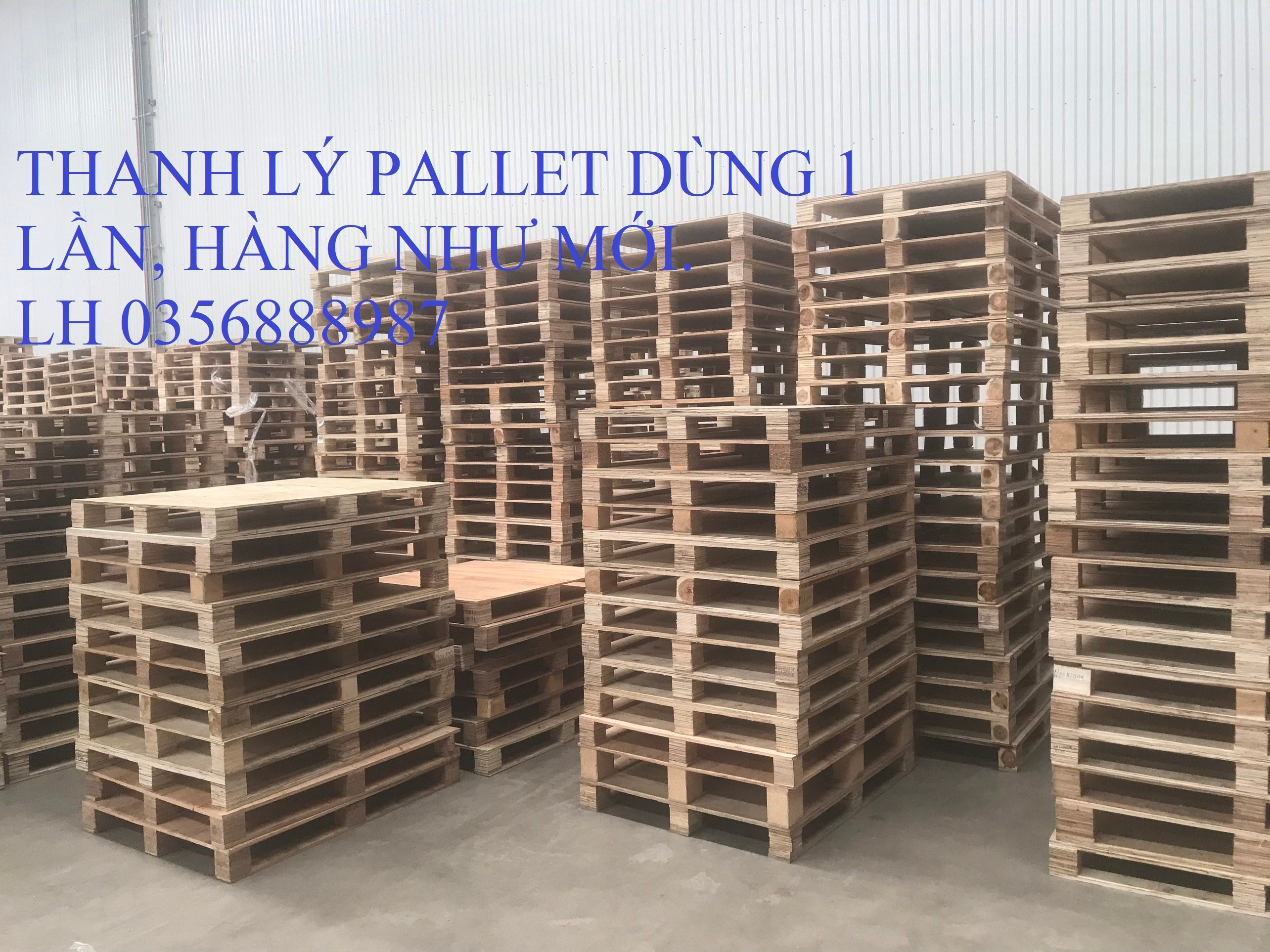 Pallet bằng gỗ thanh lý 1300x1400