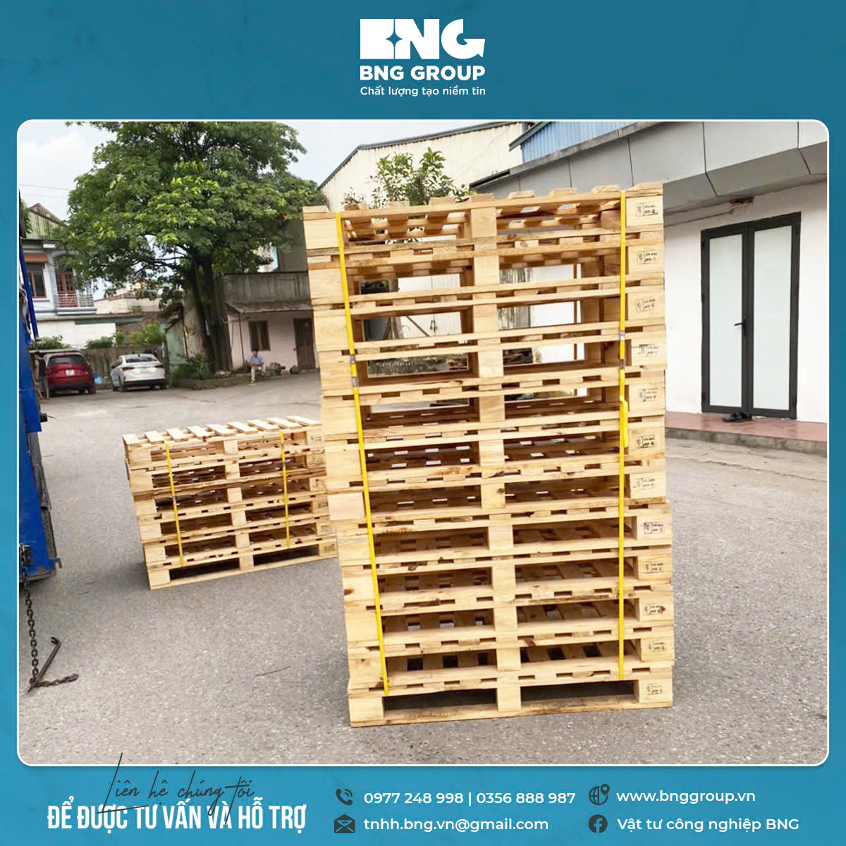 Pallet 1200x 1000 (4 hướng nâng)