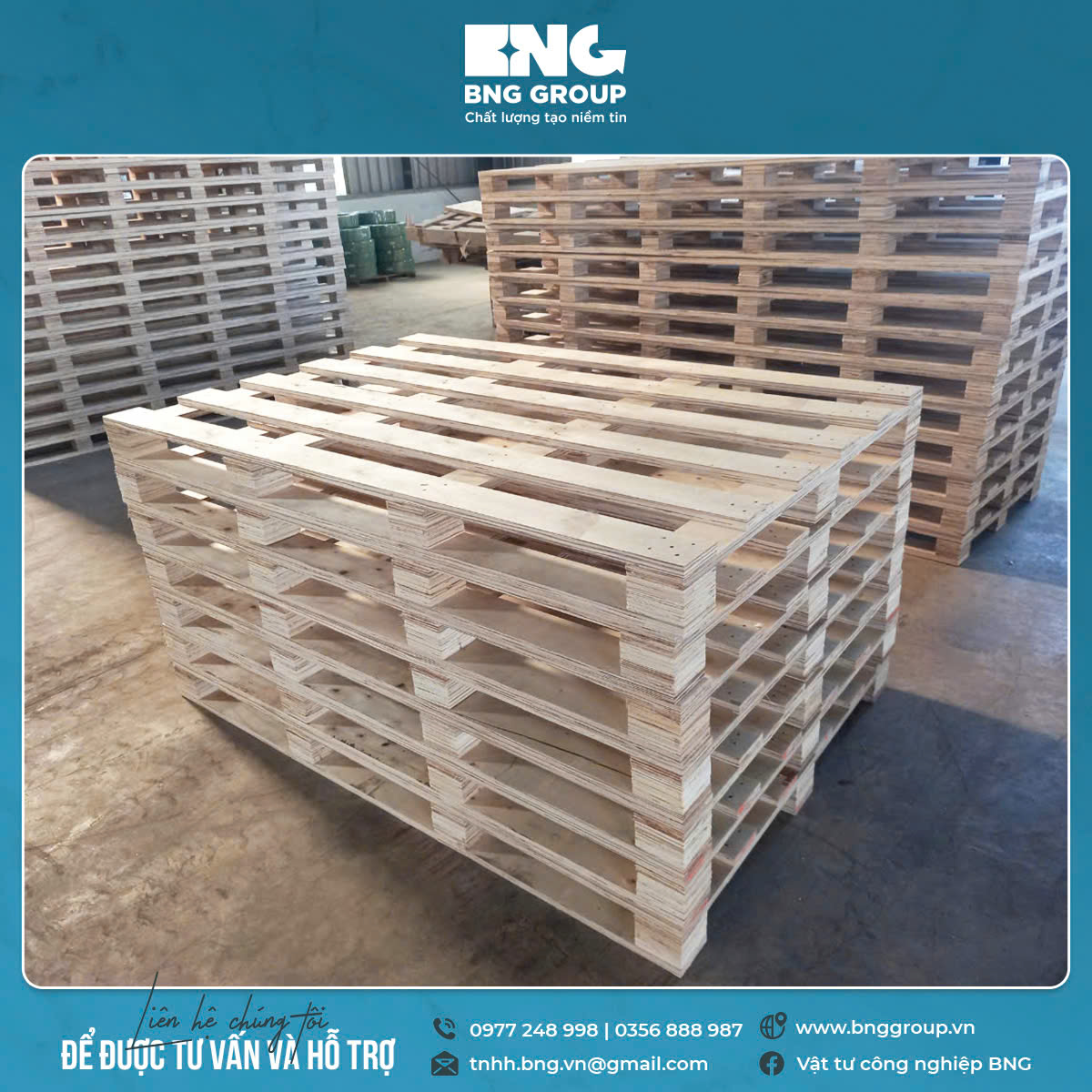 Pallet gỗ dán- pallet gỗ BNG xuất khẩu 0977248998