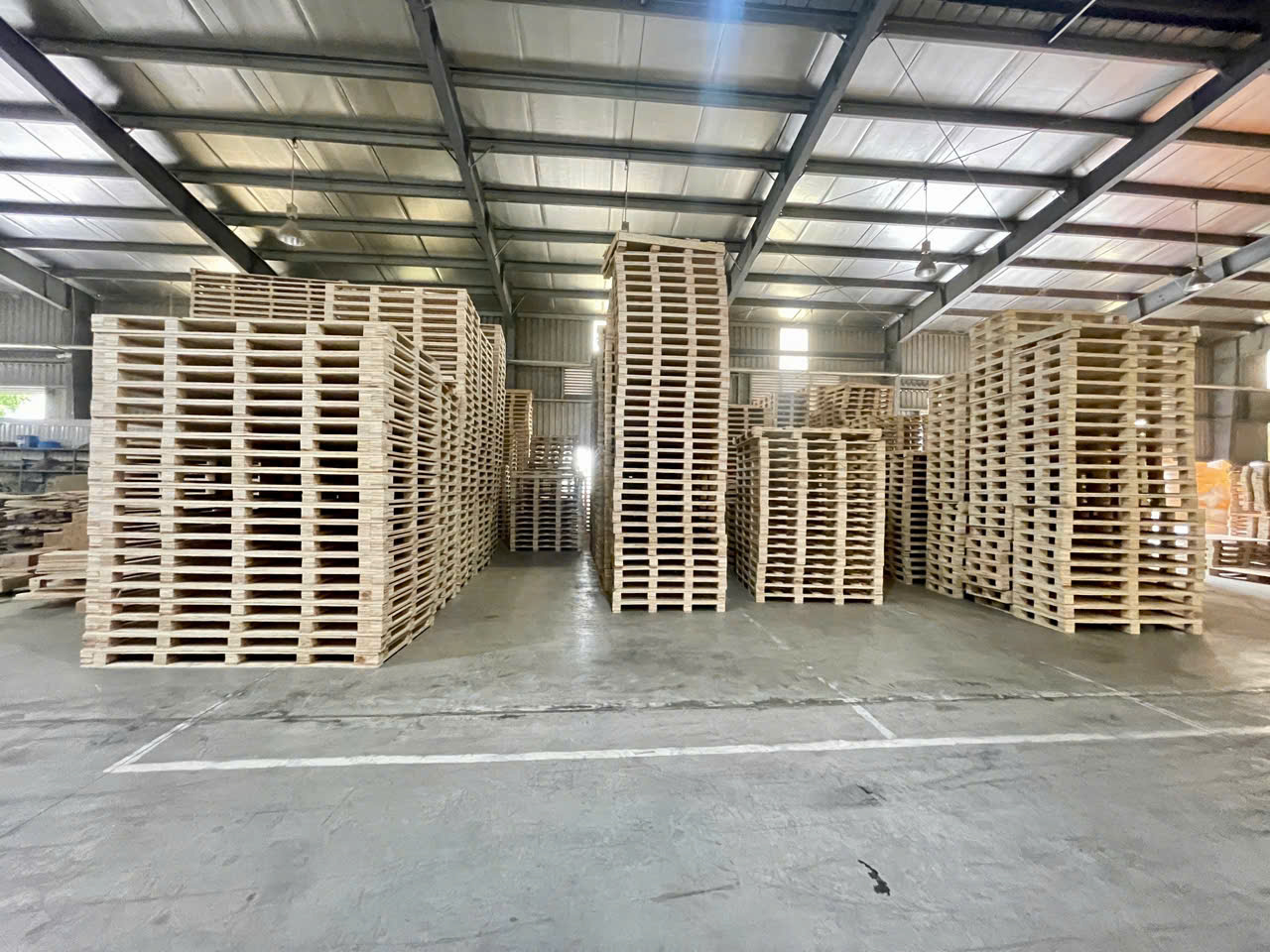 Quy Trình Sản Xuất Pallet Gỗ Ép